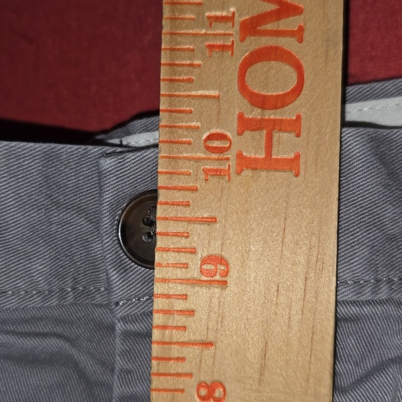 J. Crew Gray Flat Front Classic Chino 9in Inseam Mens Size 34 - Picture 10 of 13